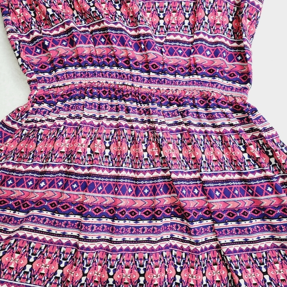 Cloud Sky Women's Summer Multi Print Mini Dress Women's Size M - Picture 5 of 7